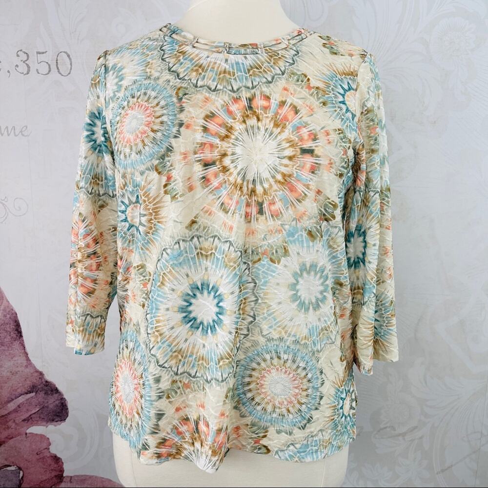 Alfred Dunner Patterned Lightweight Neckline Acce… - image 1